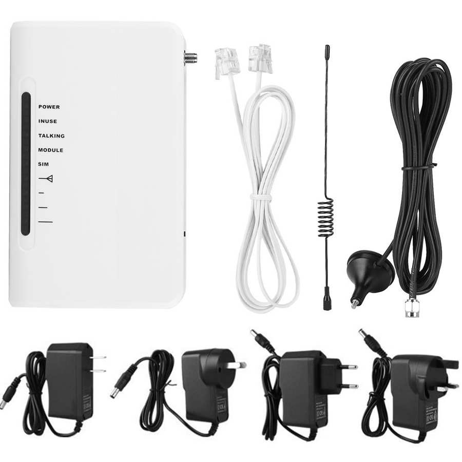 Worldwide LED Fixed Wireless Terminal Quad-band GSM 850/900/1800/1900MHz Alarm 100-240V