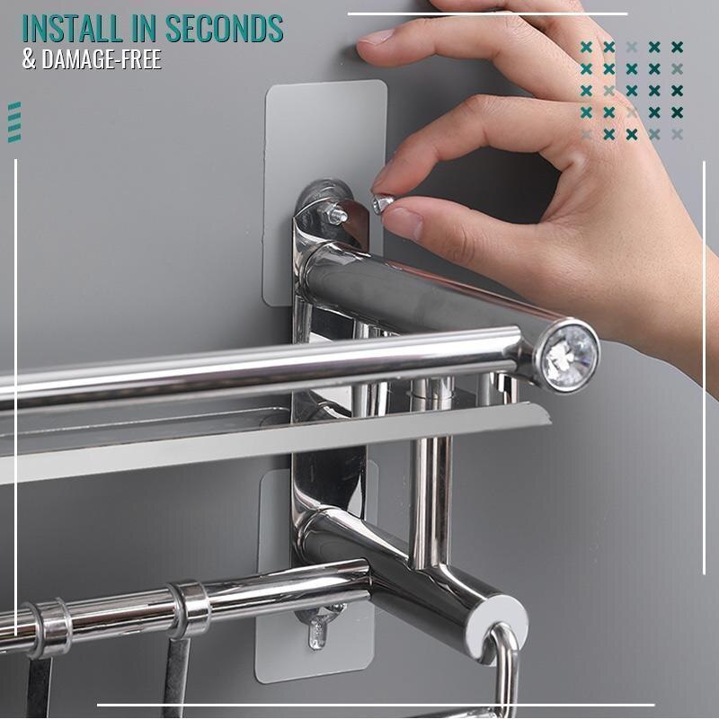 Punch Free Screws Non-Marking Screw Stickers Wall Picture Hook Invisible Traceless Hardwall Drywall Picture Hanging Kit