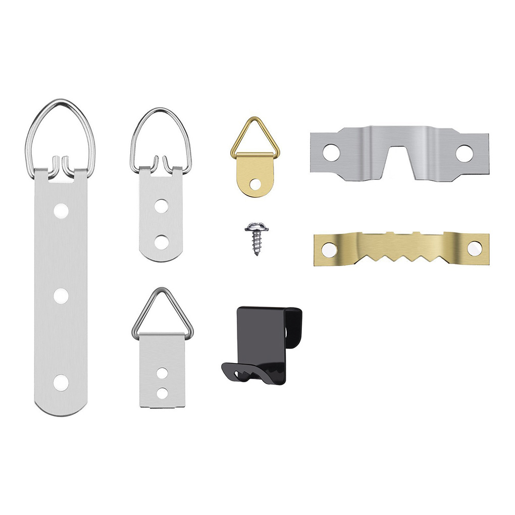 96Pcs Hardware Mounting Accessories Frame Clock Metal Kit with Storage Box Screw Set