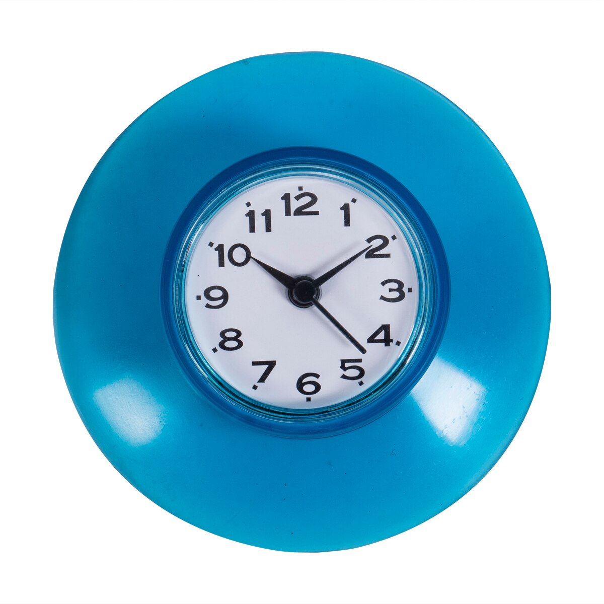 Mode Waterdichte Keuken Badkamer Bad Douche Klok Zuignap Sucker Muur Decoratie: Blauw
