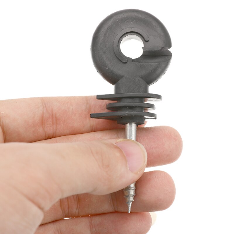 50Pcs Elektrische Hek Offset Ring Isolator Voor Hout Post Hekwerk Schroef In Berichten Draad Veilig Landbouw Tuin Accessoires