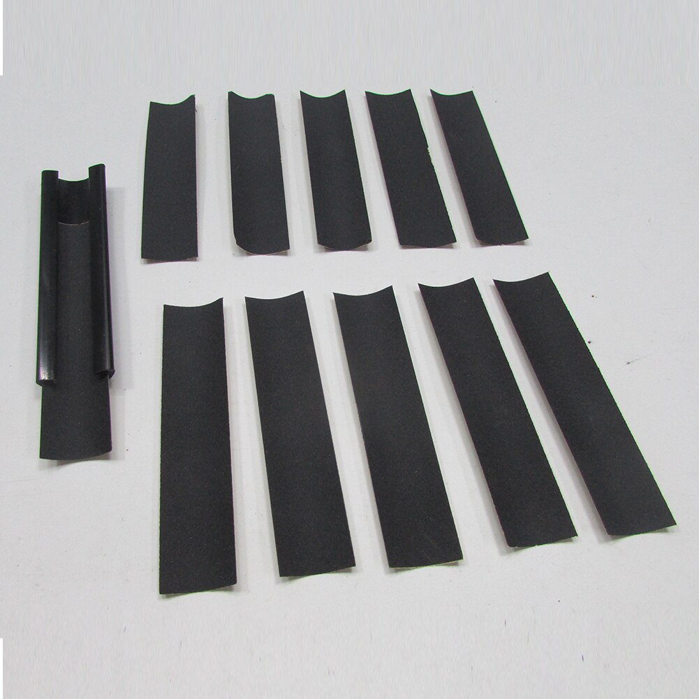 Esfrega ferramentas durável cue tip moedor flexível shaper snooker prático lixa moldar piscina vara acessórios de bilhar moagem