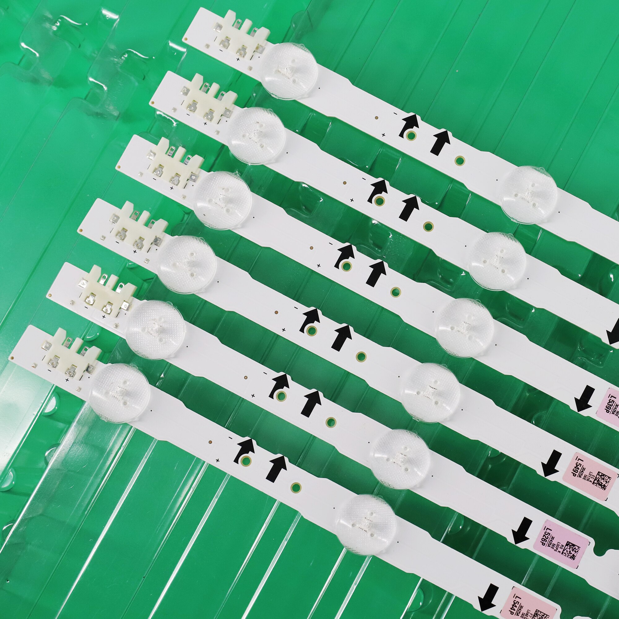 12 PCS LED backlight strip for UE50H5000 UE50H6200 UE50J5600 UE50J6200 UE50H6400 UE50J5500 BN96-30428A BN96-30427A 30425A 30426A