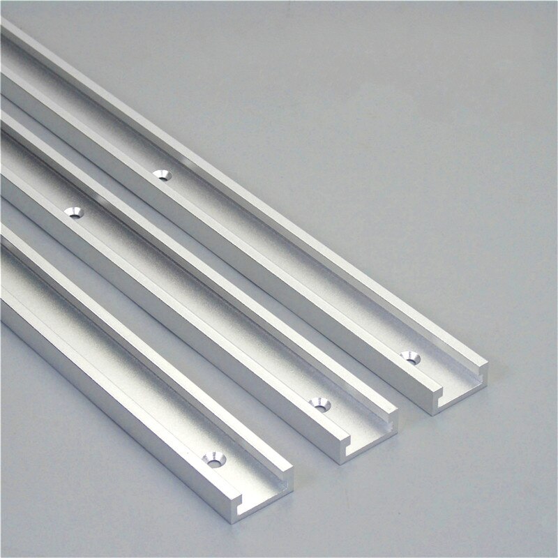 Aluminium T-track Slot Mijter Track Jig Armatuur voor Router Tafel Bandsaws Houtbewerking DIY Tool Lengte 300/ 400/500/600/800MM