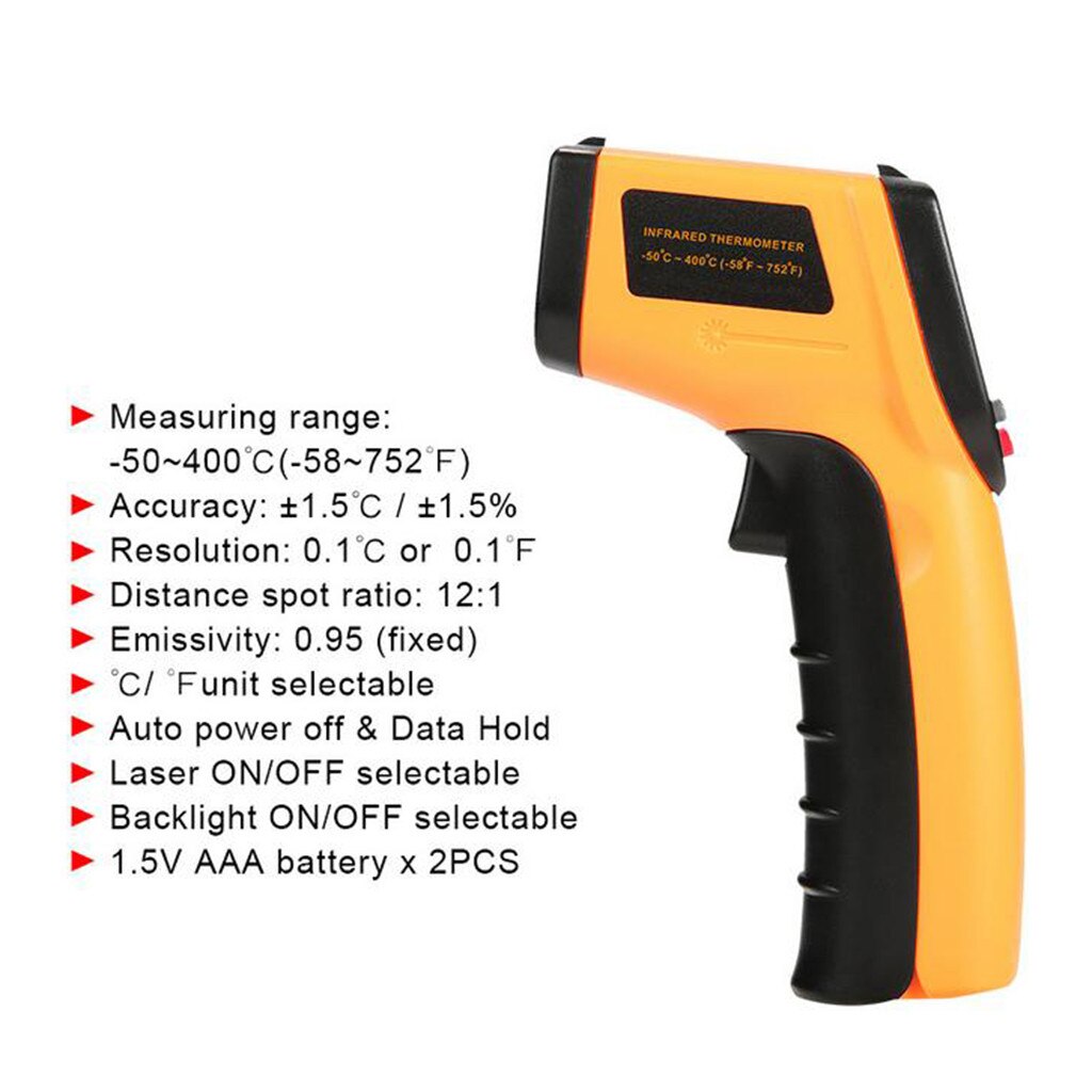 High-precision Infrared Thermometer For Industrial Object Surface Infrared thermometer on the surface of industrial objects