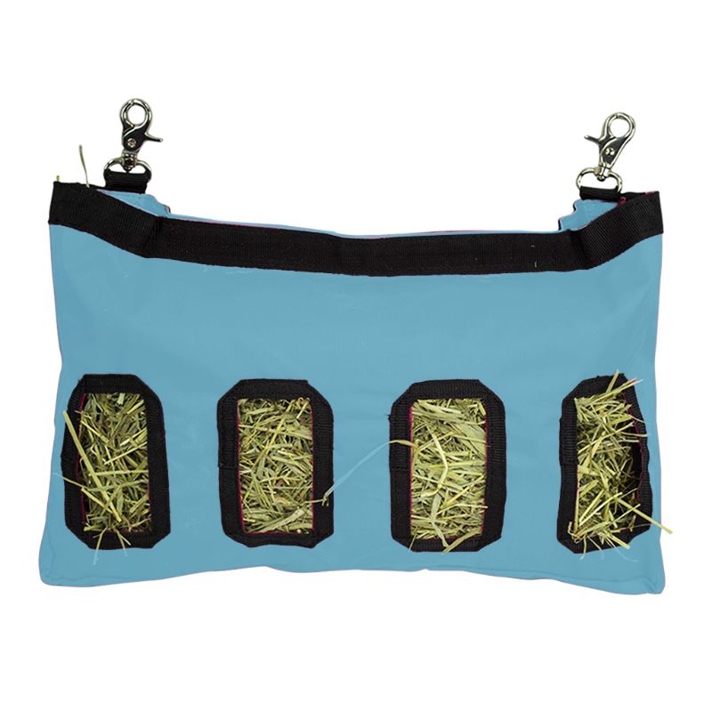 Hay Bag Hanging Feeder Holder Feeding Dispenser Container for Small Animals Pet M68E