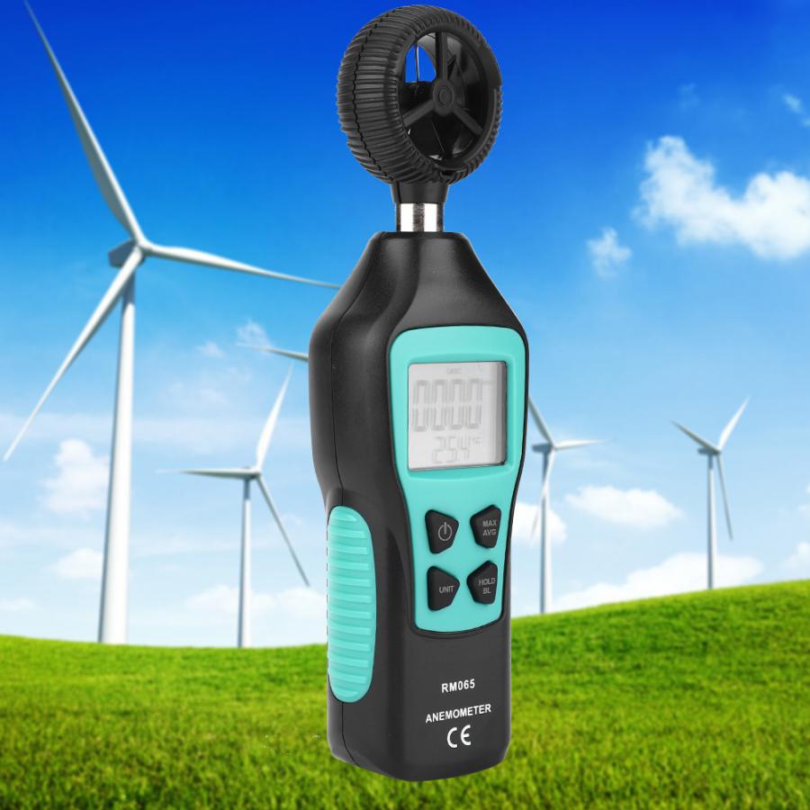 Anemometer FY856 Hand-Held Digital Anemometer Wind Speed Meter Wind Measuring Tools Wind Speed Measurement Tools