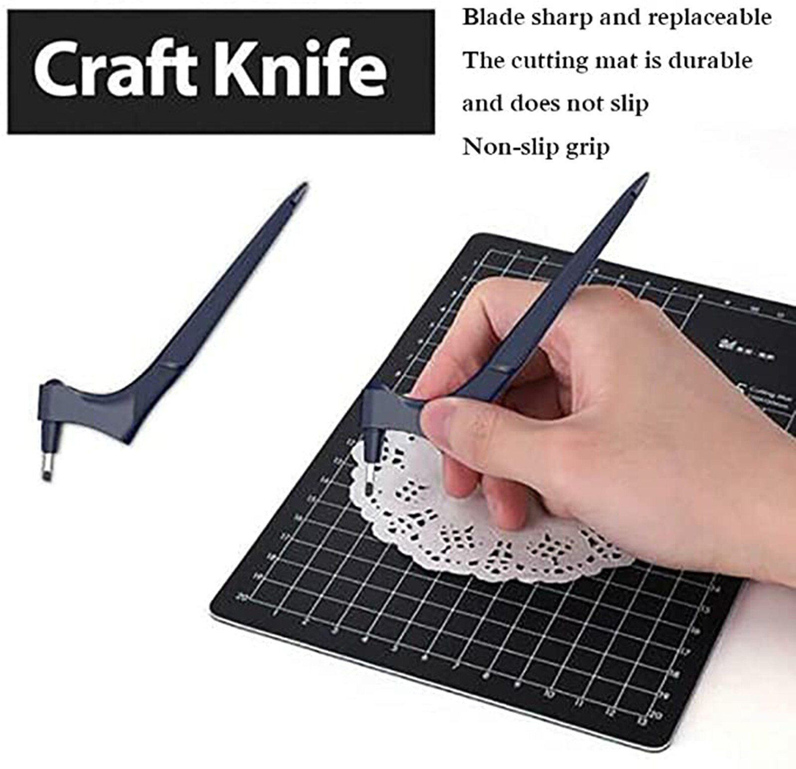 Rotierenden Klinge Schneiden Handwerk Cutter Messer 360 ° Stahl Rotierenden Klinge Schneider Papier Messer Zubehör Kunst Schneiden Werkzeug AUF Lagerbier