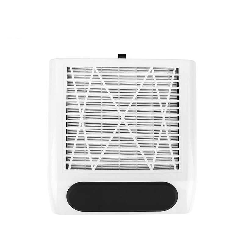 80W Strong Power Nail Dust Collector Nail Fan Art Salon Suction Dust Collector Machine Vacuum Cleaner Fan With Reusable Filter