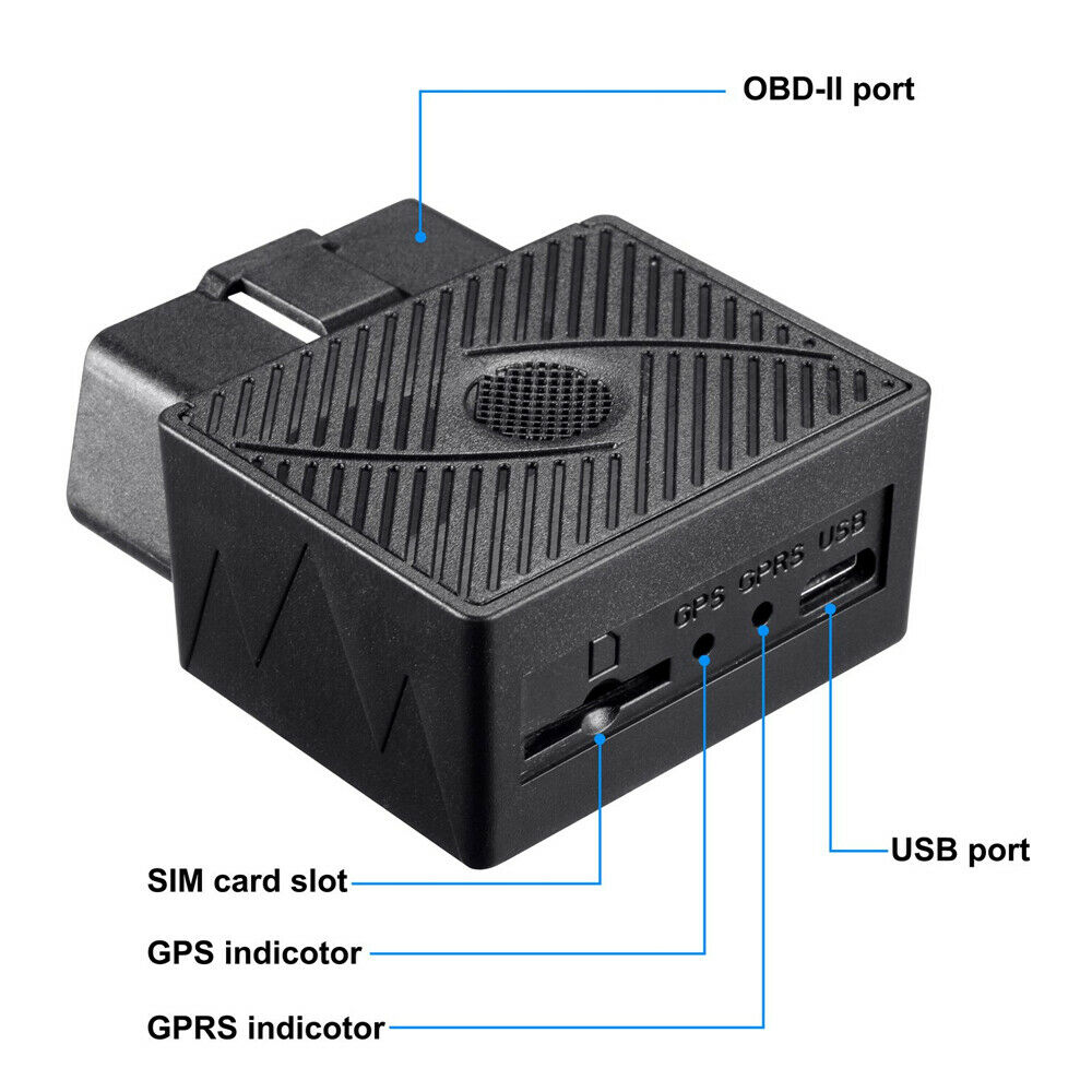 Mini OBD II Vehicle Car GPS OBD2 Tracker Realtime Truck Tracking Device GSM GPRS