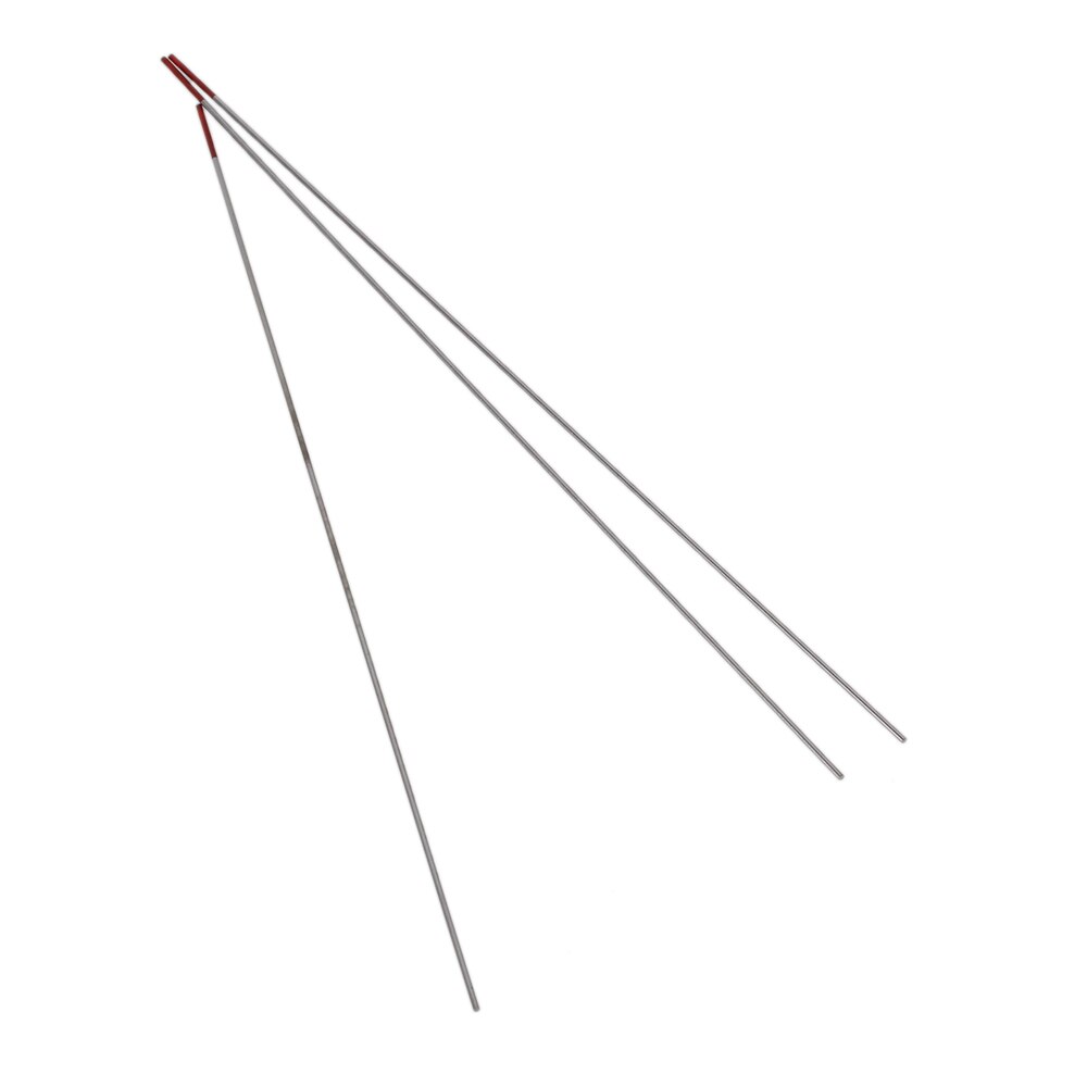 Électrode de soudage TIG rouge WT20, 2%, 4.0x150mm, 10 pièces