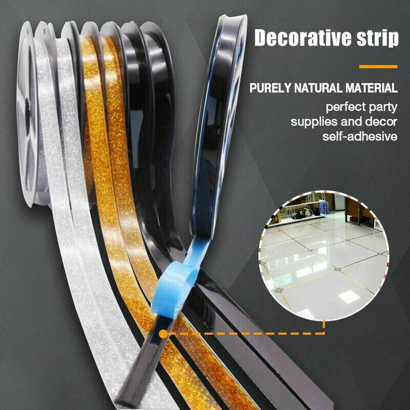 Ceramic Tile Mildewproof Gap Tape Floor Cover Tape Wall Sticker Adhesive Stickers Home Decoration