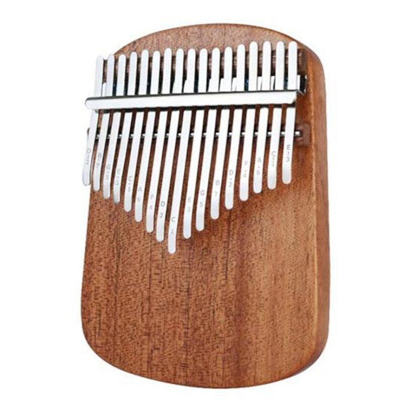 17-Key Kalimba Thumb Piano Mahogany Spruce Panel Rounded Classical Musical Instrument Wooden Keyboard Beginner: Default Title