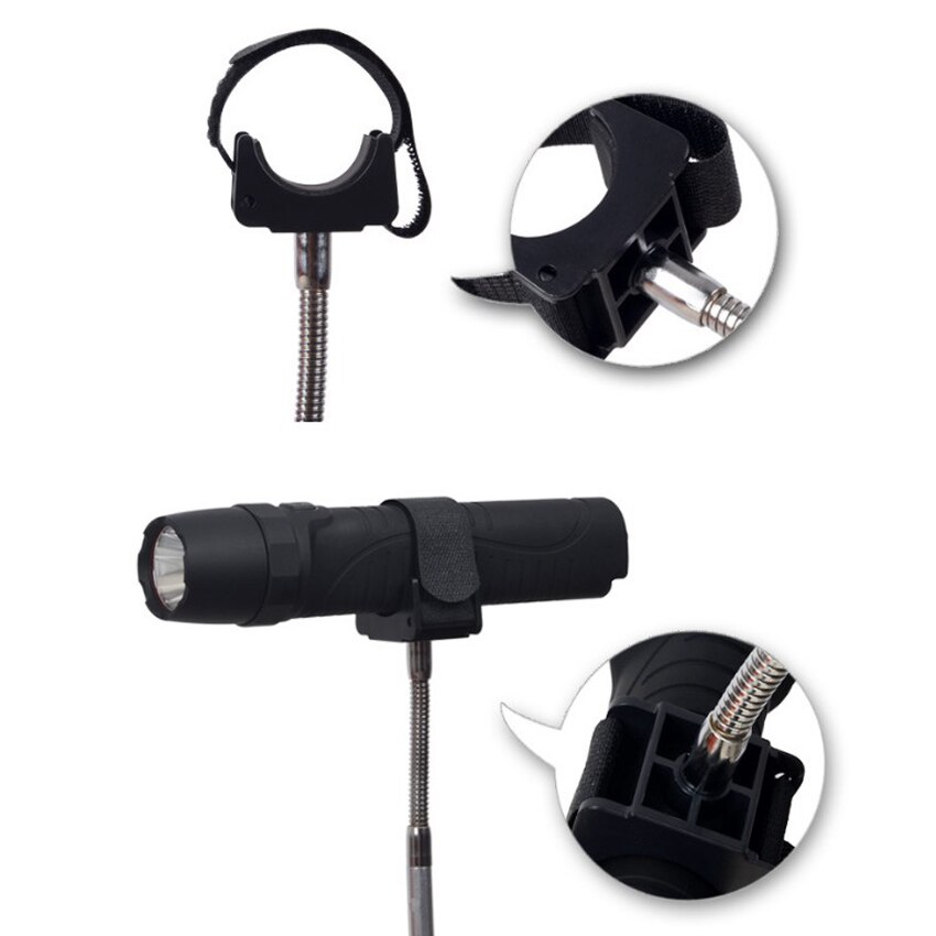 Adjustable Flashlight Mount Holder Clip U Shap Grip Stand Tripod Mount for 20MM To 50MM Outdoor Torch Fishing Light Lamp Lantern