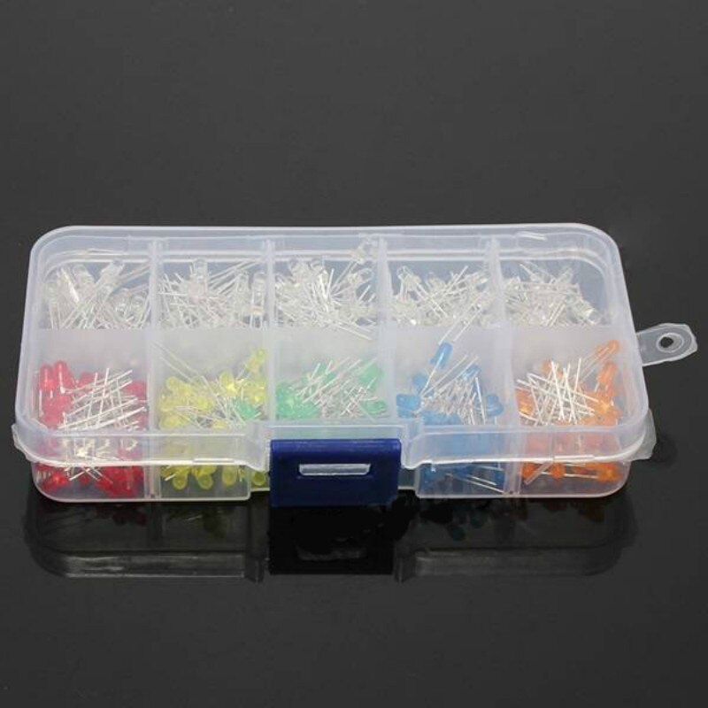300Pcs/box 3mm round highlight LED light light emi... – Grandado