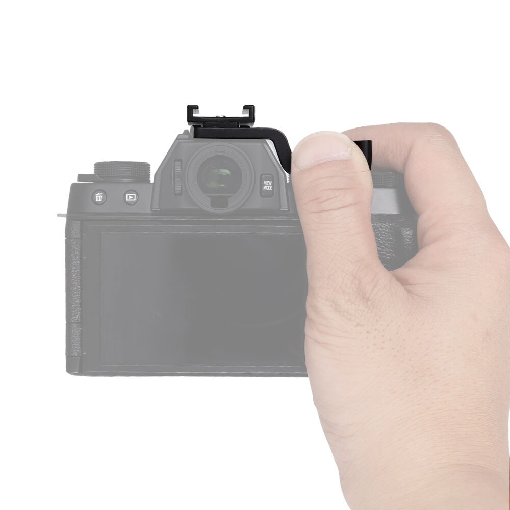 Mcoplus Metallo Thumb up Grip con Hot Shoe Mount per Fujifilm Fuji XT1 XT2 XT3 XT20 XT100 Macchina Fotografica