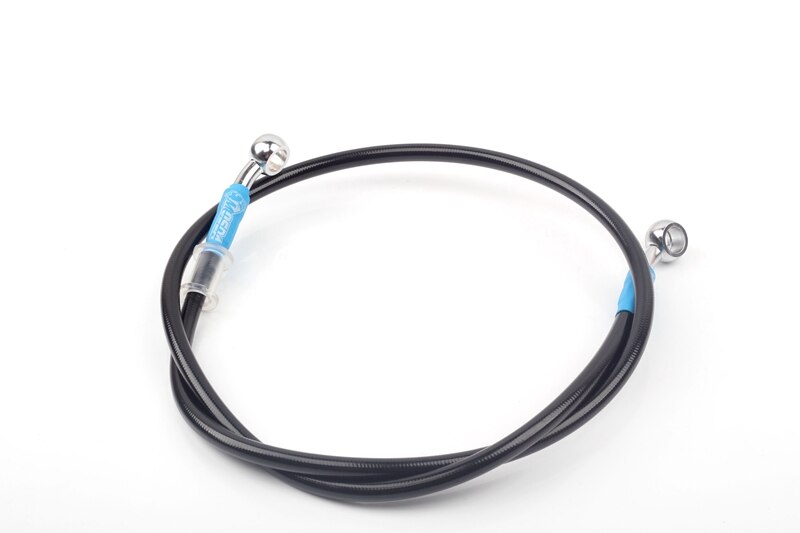 MOSDA Universal 400mm - 2200mm Motorcycle Hydraulic Brake Hose Line Cable 28 degrees 10mm Banjo Pipe Line Braided oil hose