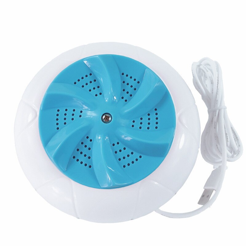 Vanddråbe vortex vaskemaskine mini bærbar vaskemaskine til hjemmeture tøj  xh8z: Blå