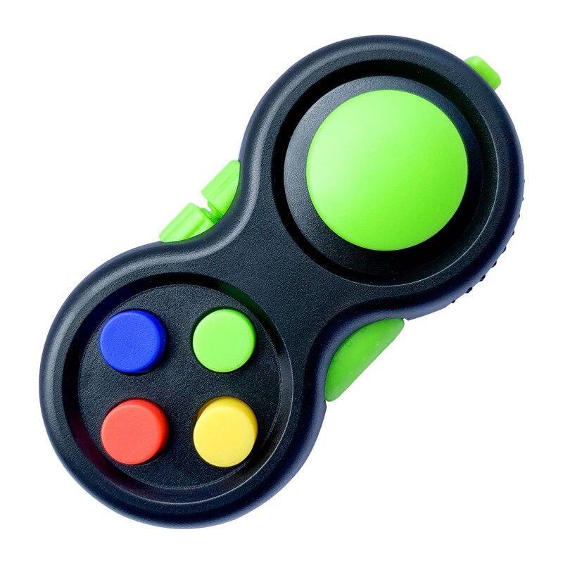 Zappeln Spielzeug Regenbogen Griff Zappeln Spielzeug Classic Controller Game Pad Zappeln Fokus Spielzeug ADHS Angst und Stress Relief: 16