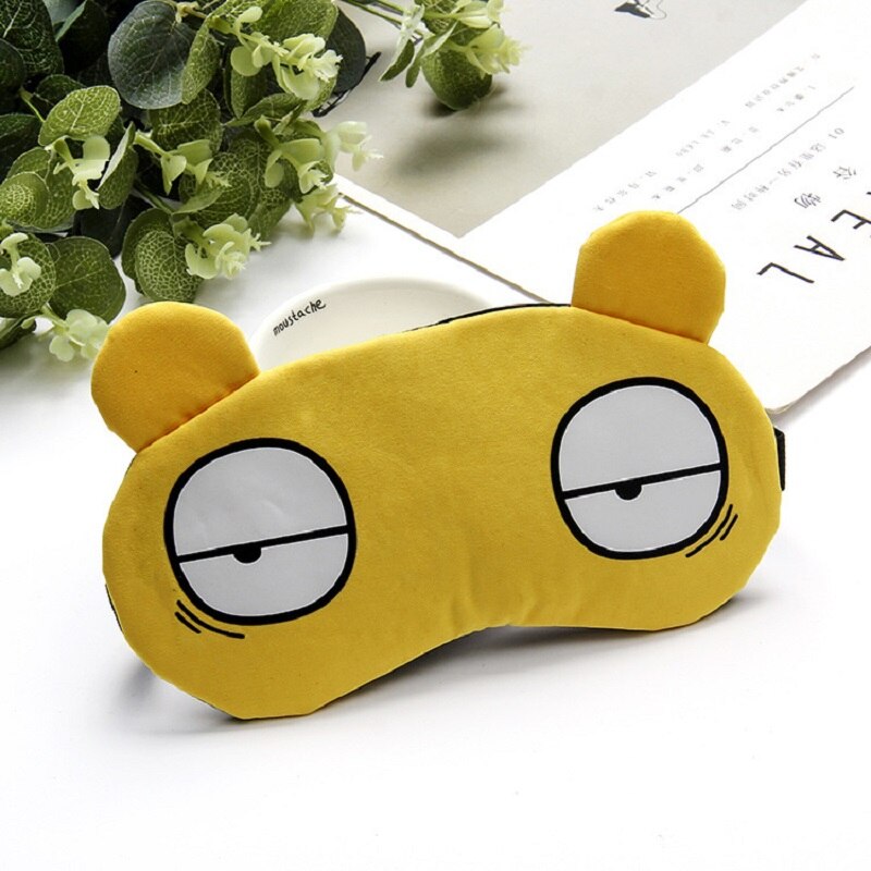 Cute Cotton Sleeping Mask Eyepatch Eye Cover For Eye Travel Relax Sleeping Aid Eye Patch Shading Eye Mask With Ice bag: 04