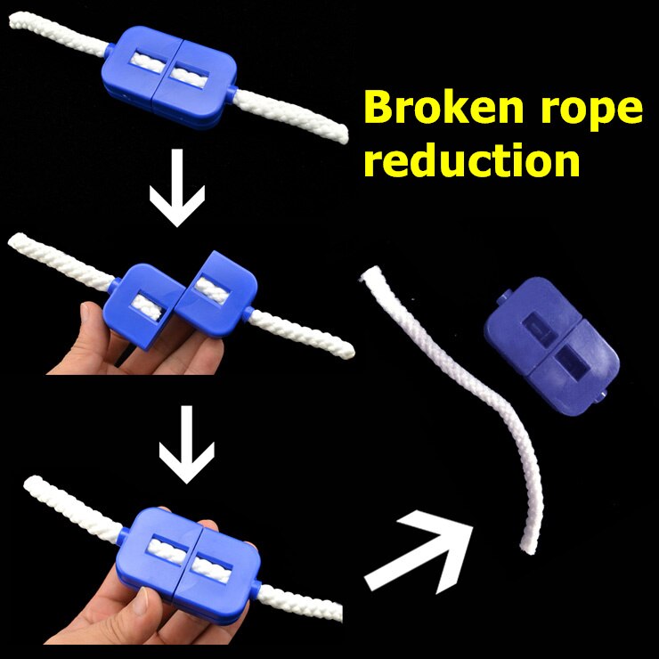 1pc Gebrochen Seil restaurierung nah dran-hoch zaubertrick freundlicher Puzzle neuheit Stütze spielzeug einfach zu bedienen ganze Person witz