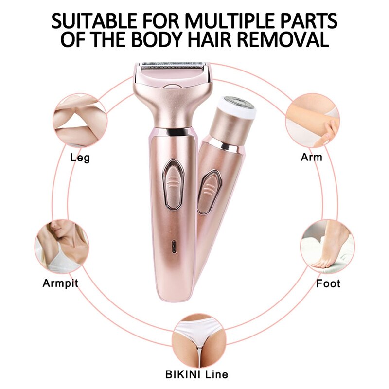 SONAX PRO SN-8977 Lady Shaver Two-In-One Epilator Multifunctional Washing and Charging Epilator