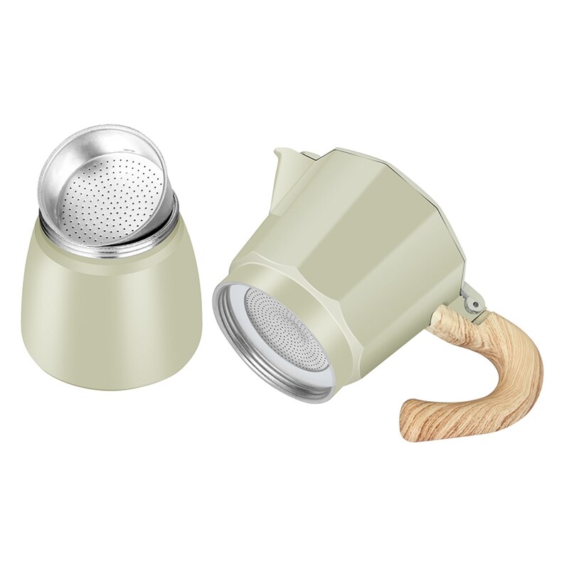 Mocha -kahvinkeitin italialainen espresso -kahvinkeitin percolator pot liesi kahvinkeitin 300ml