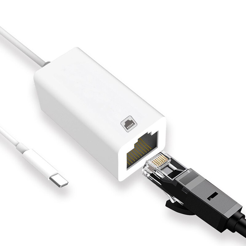 100Mbps iOS Network Cable Adapter for IPhone 11 pro MAX X XS XR 5 6 7 8 Plus Ipad To RJ45 Ethernet Wired Link Surf the Internet