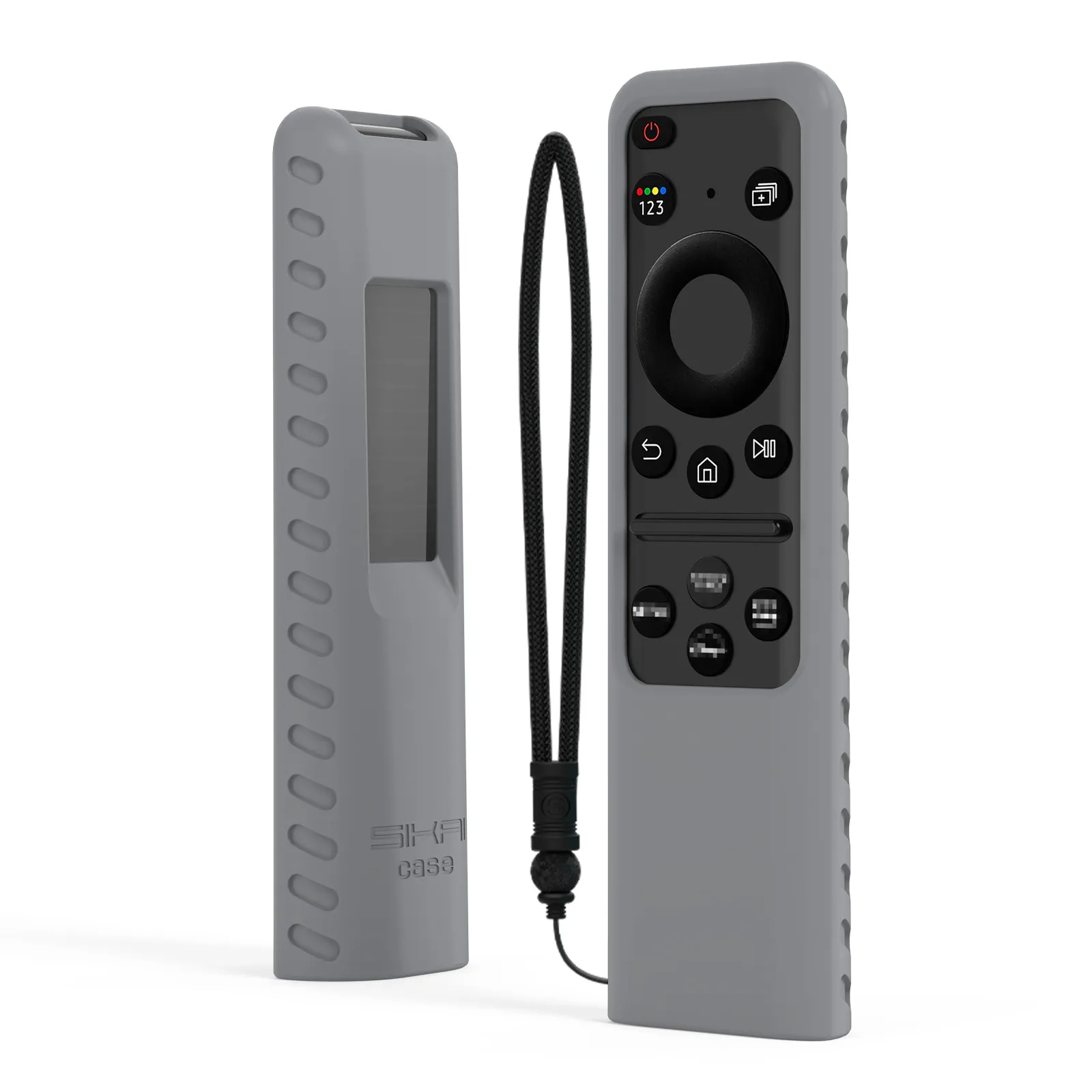 Silikonowa osłona SIKAI do Samsung BN59-01432A Oryginalna obudowa pilota Voice Smart TV do ładowania słonecznego 2023, TM2360E, TM2361E