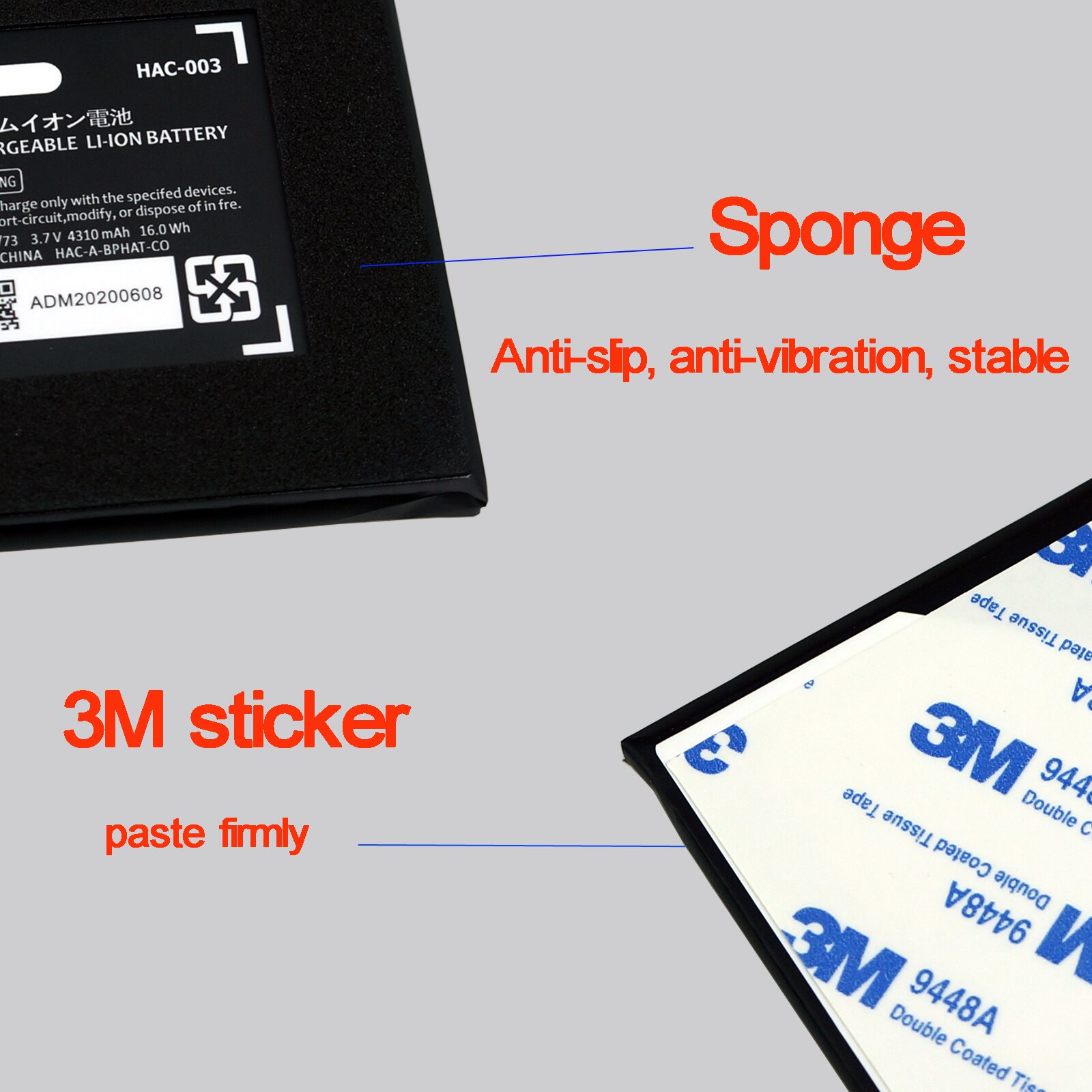 larger than original high capacity 4580mAh Max HAC003 Battery for Nintend Nitendo Switch Console Controller Battery HAC-003