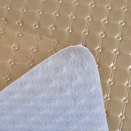 Meetee 50x137cm Faux PU tela de cuero suave 8mm de cuero Artificial grueso para coser sofá bolsa cama coche decoración de cuero Material
