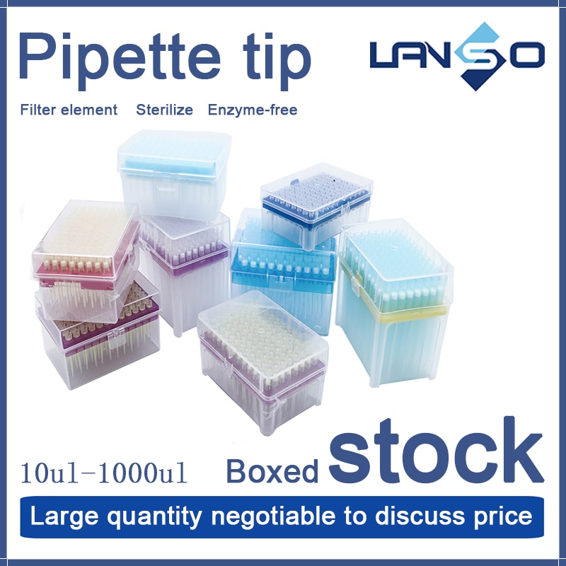 Laboratory Pipette Tips 10ul 20ul 50ul 100ul 200ul 1000ul Micropipette Disposable Plastic Pipette Tip Lab Equipment 96pcs/box