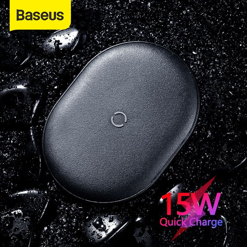 Baseus 15W Qi Draadloze Oplader Voor Iphone 11 Pro X Xs Max Xr 8 Plus Snel Opladen Voor Airpods pro Samsung S9 S10 S20 P20 P30 Pro