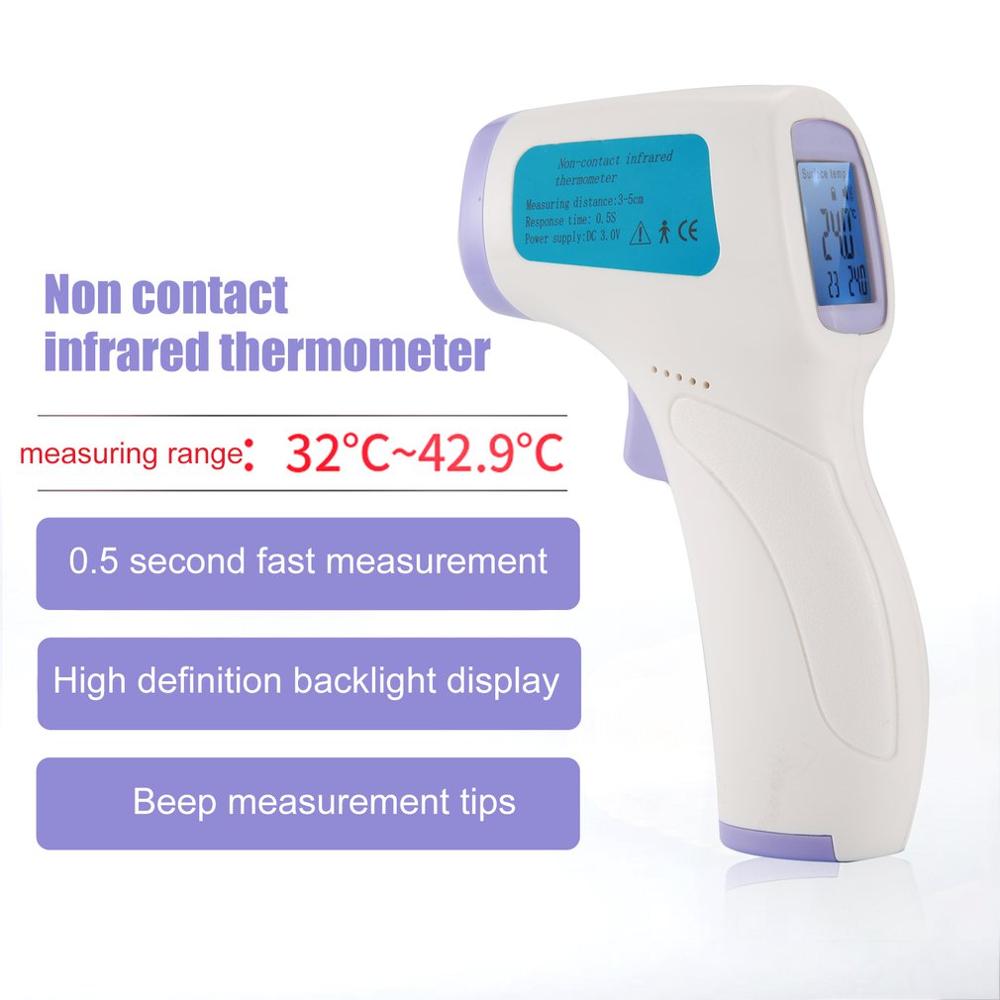In Stock Digital Thermometer Infrared Non-contact Infrared Thermometer With LCD Backlight Termometro Infravermelh