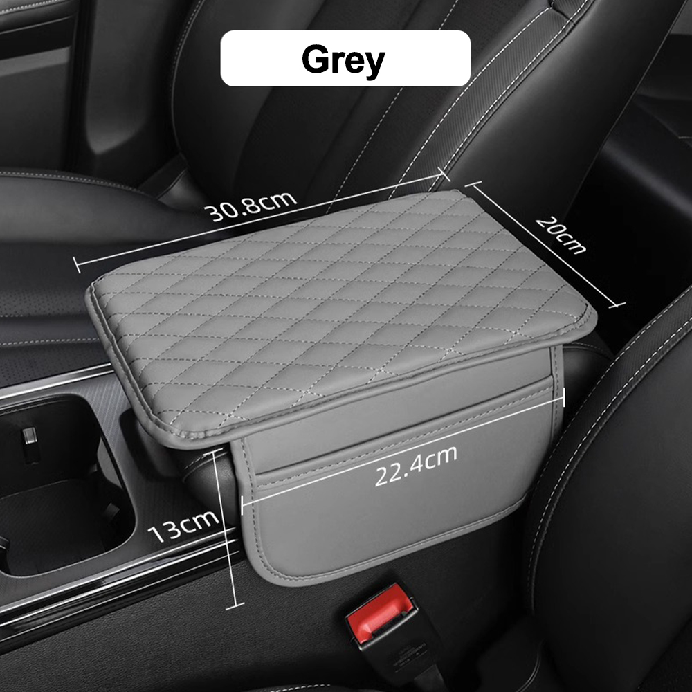Auto Armsteun Mat Middenconsole Armsteun Bescherming Kussen Universele Auto Armleuningen Opbergdoos Cover Pad Auto Interieur Accessarie: Rood