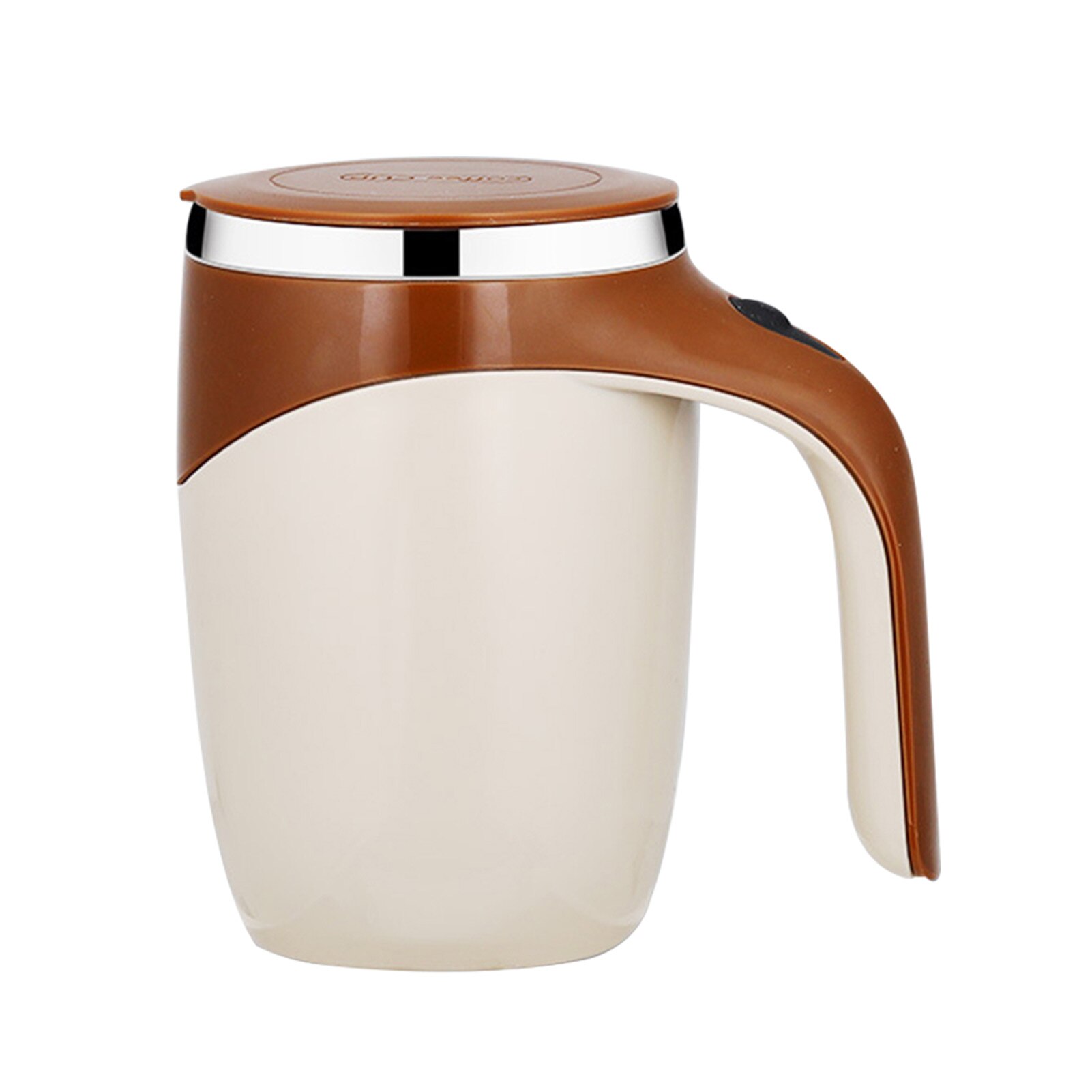 Kakaokontor mocka drinkware rostfritt stål smart magnetisk självrörande mugg isolerad dryckblandare batteridriven: Kaffe