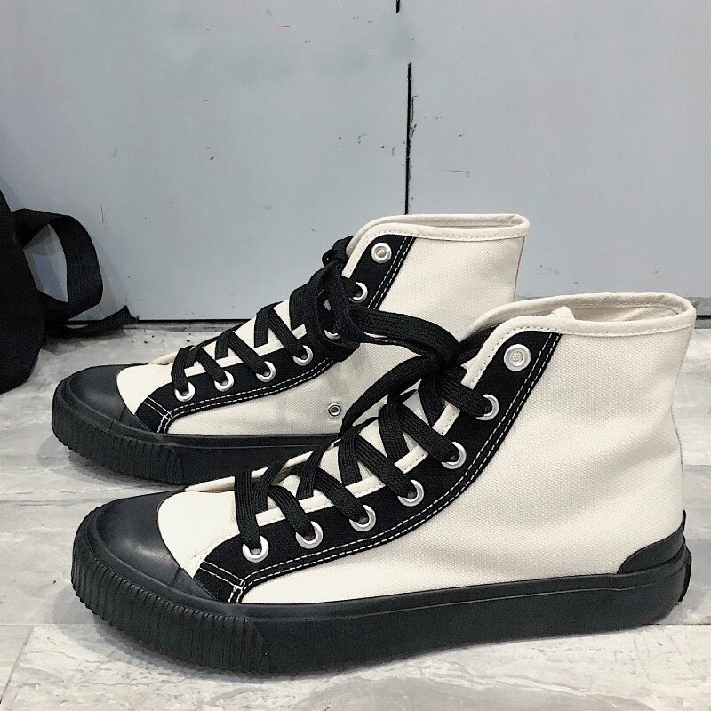 Dames Mode Sneakers Hoge Top Canvas Schoenen voor Vrouwen Mannen Klassieke Veters Plimsolls Pumps Sneakers Casual Tennis Wandelschoenen, legergroen, 35.5 EU Dames Mode Sneakers Hoge Top Canvas Schoenen voor Vrouwen Mannen Klassieke Veters Plimsolls Pumps Sneakers Casual Tennis Wandelschoenen, legergroen, 35.5 EU
