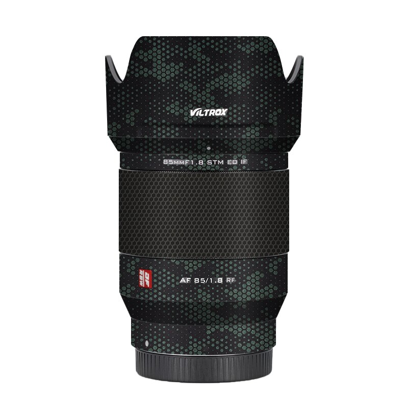 Viltrox AF85F1.8 RF naklejka na obiektyw Viltrox AF 85mm F1.8 RF mocowanie obiektywu skórka kalkomania Premium okłady obudowy ochronna folia: Mamba Green