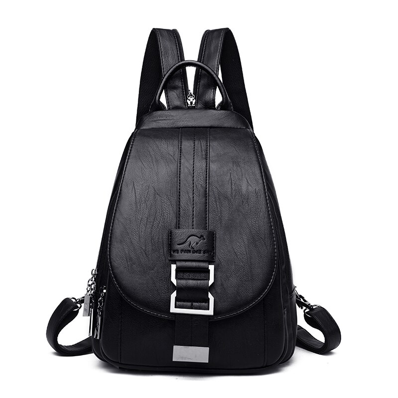 Vrouwen Lederen Rugzakken Vintage Vrouwelijke Schoudertas Sac a Dos Reizen Dames Bagpack Grote Mochilas Schooltassen Voor Meisjes