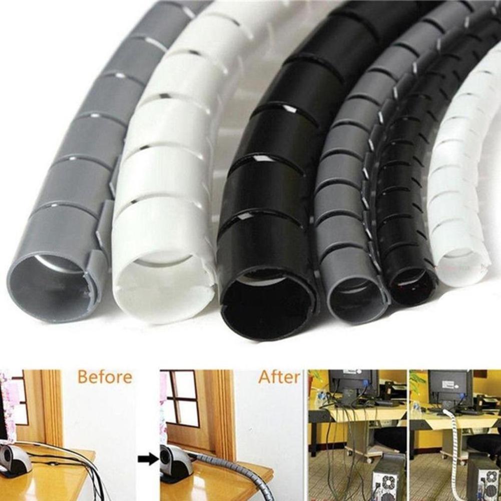 Cable Protector Cable Wire Winding Pipe Wrapping Wire Organizer Sheath Tube Pe Cable Sleeve Harness Hose Wound Tube