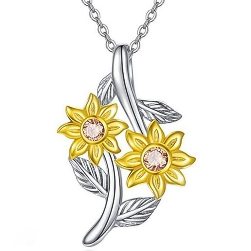 Liefde Hart Rode Roos Hanger Ketting Voor Vrouwen Meisje Goud Kleur Ketting Choker Mode-sieraden Christmas Valentijnsdag: B-4
