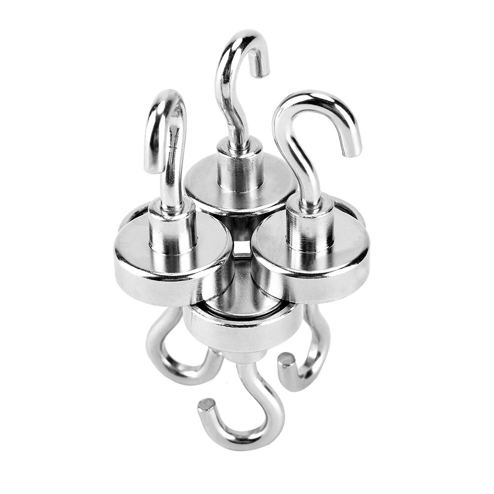 Gancho magnético fuerte, herramientas de organización de Metal para el hogar, cocina, dormitorio, oficina, armario, imán de gancho súper potente, 6 uds.