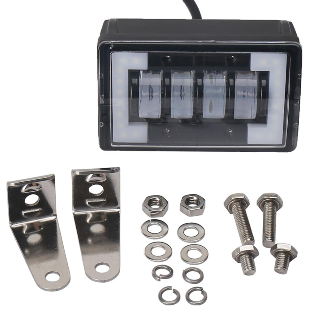 5Inch 12V 24V 6500K 24W Wide Spot Led Light Bar White DRL Angel Eyes Light BAR Offroad 4WD Truck SUV Driving Work Spotlights Car