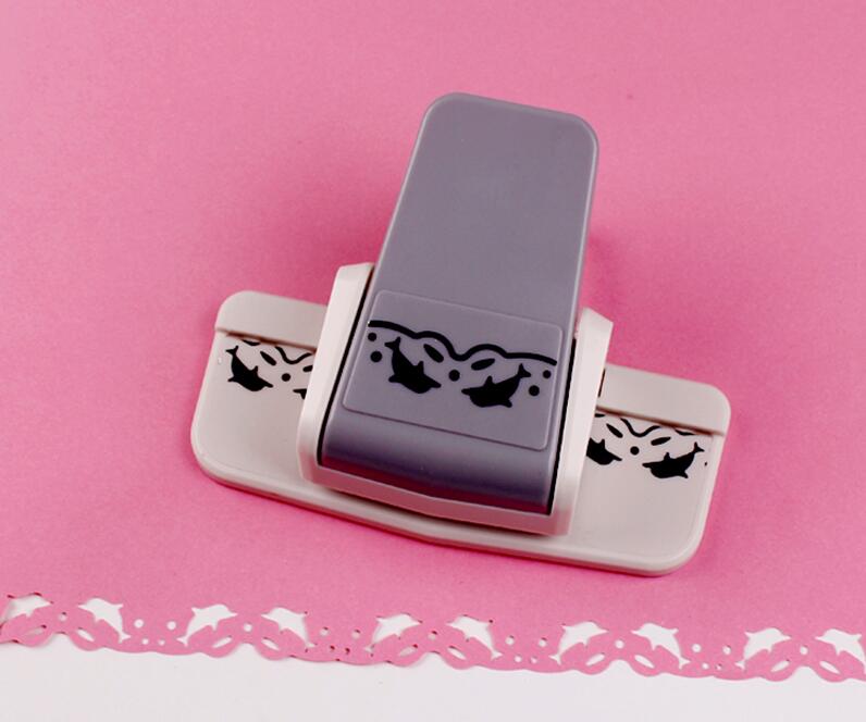 Punch scrapbooking handmade edge device DIY paper cutter craft Handmade fancy border punch S flower embossing: haitun