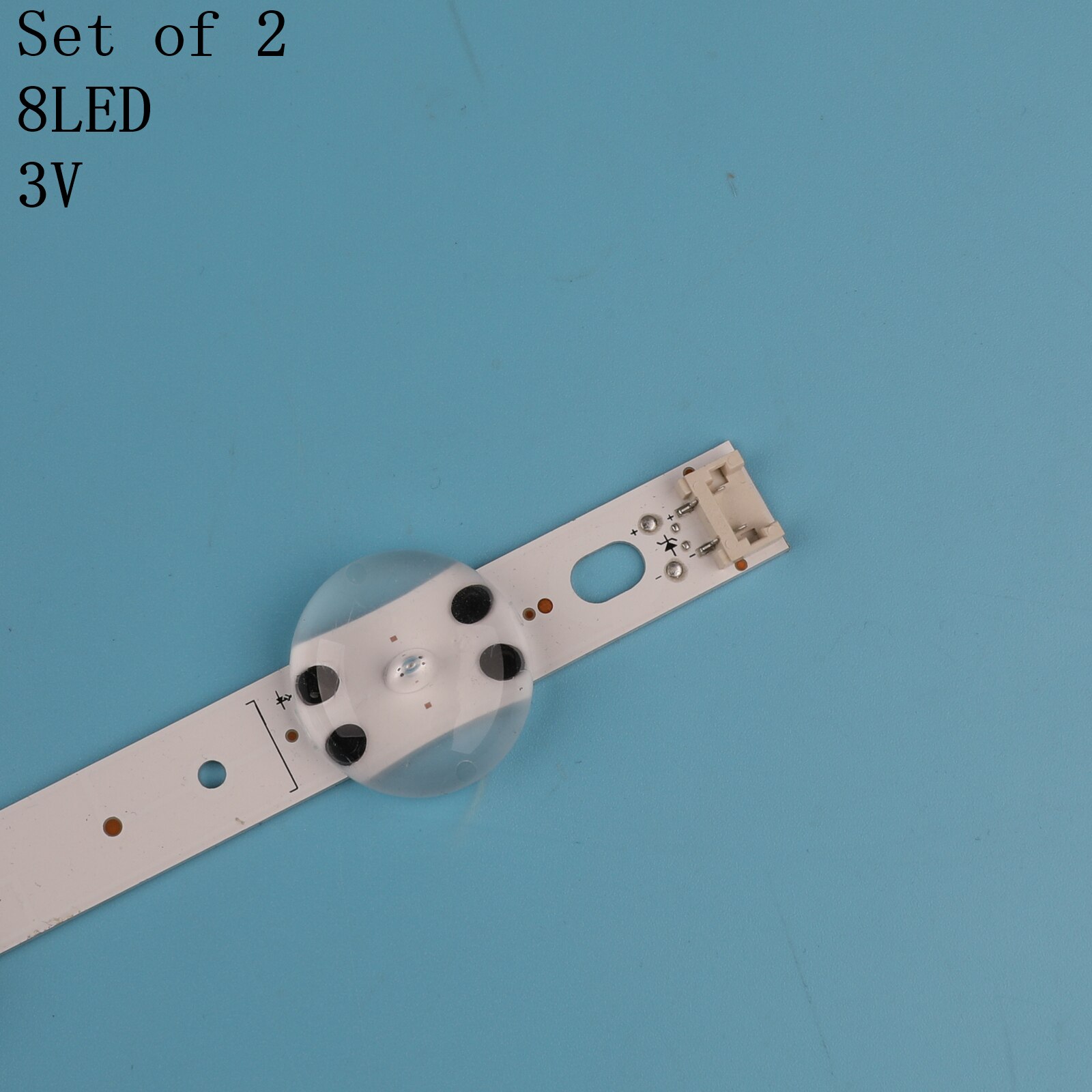 2 uds * 8LED tira de LED para iluminación trasera para LG 32LJ510V 32LJ510U HC320DXN-ABSL1-2143 LC320DXE (/)(A2) 6916L-2855B 32 V17 ART3 2855