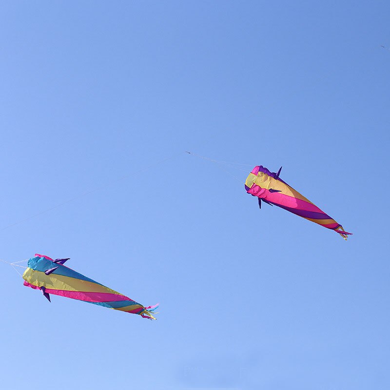 220 Cm Kite Windzak Spiraal Twist Vlieger Staart Hanger Outdoor Plezier Speelgoed