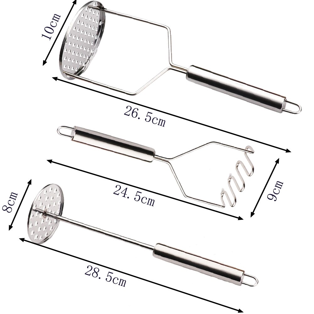 Press Mud Tools, Potato&amp; Avocado Mash Pressed Tools Potato Masher Avocado Masher Stainless Steel Kitchen Accessories