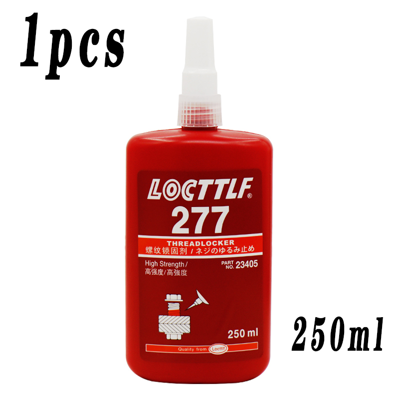 Thread Locking Glue Locttlf 243 Screw Glue Tightening Screws Prevent Loosening Rusting Caulking Temperature Resistance Anaerobic: 277 250ml