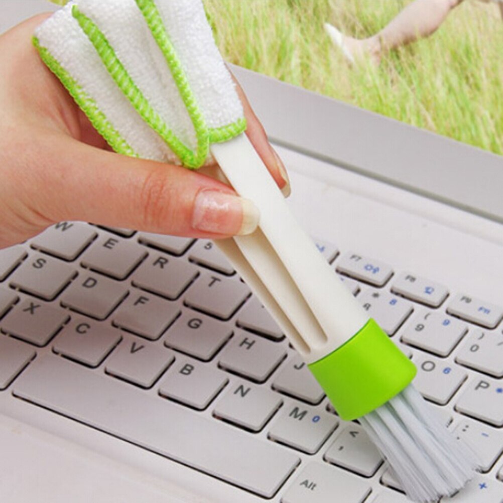 Cepillo de bolsillo para aire acondicionado, limpiador de colector de polvo para teclado, limpiador de hojas para ventanas, limpiador de persianas, Herramientas de limpieza para ordenador