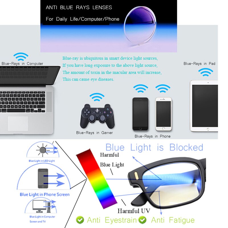 Lunettes anti-lumière bleue ivsta pour enfants, verres anti-rayons bleus, verres de jeu,  tr90 verres en silicone avec sangle de correction